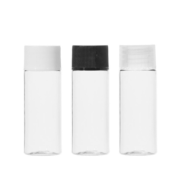 단마개용기(일반뚜껑) 20ml 투명용기/공병/플라스틱용기