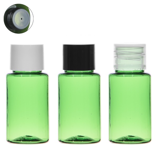 스킨캡 단마개(일반캡) 10ml 녹색용기/공병/플라스틱용기